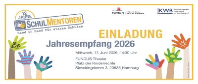 Einladung zum Schulmentoren-Jahresempfang 2026